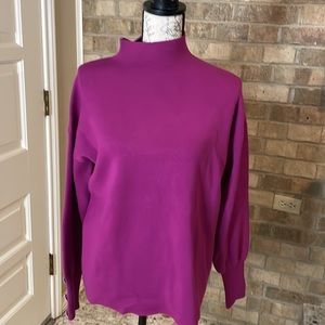 Tahari Women's Sweater in Vibrant Purple